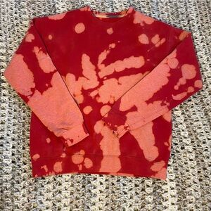 Red Tie-Dye Women's medium sweatshirt